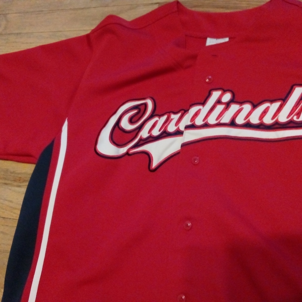 Scott Rolen #27 St. Louis Cardinals MLB Men’s Jersey Button Up XL 2000s - Picture 4 of 9